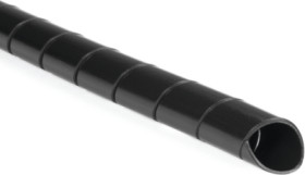 Spiral hose, bundle-Ø 10 to 100 mm, PA, black, 30 m, 161-44200