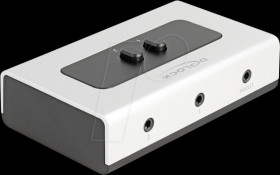 88061 Jack switch, 3.5 mm 4 pin, 2 port, bidirectional