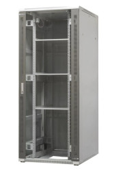 szafa ramowa stojąca EmiterNet Top, 42U, wym. 800X1000x1980 (szer. x gł. x wys. mm), drzwi blacha/szkło EM/SH05D-8042