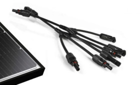 Konektor Złącze Solarne Trójnik Równoległy z kablem MC4 Y4 1000V do Paneli