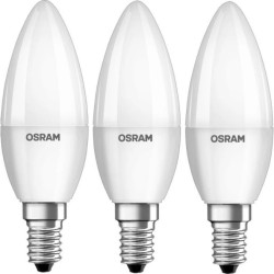 3PAK Żarówka LED E14 B35 7W = 60W 806lm 3000K Ciepła 200 OSRAM VALUE