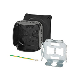 Skrzynka zaciskowa Poliwęglan 62 x 93 x 93mm Czarny IP66, IP67, IP69 HENSEL