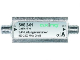 Wzmacniacz liniowy szerokopasmowy SAT SVS 2-01 wzmocnienie 20dB SVS 2-01 MINI
