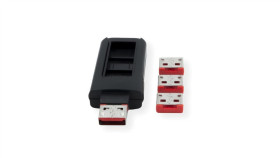 Exsys Ex-1114-R, 4X Gniazdo Usb, 1X Klucz