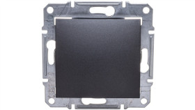 Sedna Przycisk Jednobiegunowy 1Z Grafitowy Sdn0700170