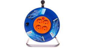 Przedłużacz Bębnowy 4-Gniazda Z/U 20M H05vv-F 3X1 P19420