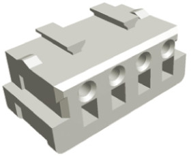 Obudowa złącza 4-pinowe -rzędowe raster: 2mm TE Connectivity Żeński Montaż na kablu AMP CT Gniazdo