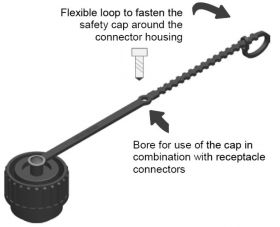CA 00 SD3 (V2) osłona, (zaślepka, kapa) do gniazd, uniwersalna, Hirschmann, 831532400, CA 00 SD 3, CA00SD3