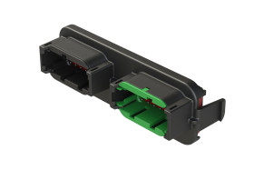 Złącze samochodowe 24-pinowe Amphenol Industrial 2-rzędowe Męski 7.5A Armor IPX Płytka drukowana Lutowane Złącze