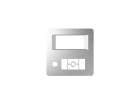 SIMON 82 Pokrywa radia z wyświetlaczem aluminium 82058-93 KONTAKT SIMON