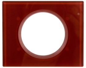 CELIANE Ramka pojedyncza uniwersalna szkło karmin 069471