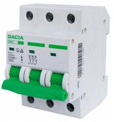 Wyłącznik nadprądowy C16 16A 3P 6kA AC GACIA