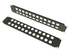 Panel stelażowy Panel do szafy RACK S2Ceb-Groupe Cae moduły stelażowe 1U szerokość 44.5mm 483 x 44.50mm Czarny