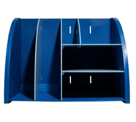 Kieszeń na dokumenty, typ: Stojak na dokumenty, Jasnoniebieski/Granatowy, Plastikowe