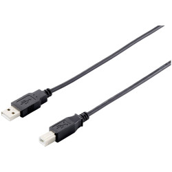 Equip 128861 USB cable USB-A to USB-B Black 3m
