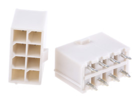 Wtyk PCB 8-pinowe raster: 4.2mm 2-rzędowe Molex Przewlekany 7.0A 600.0 V.