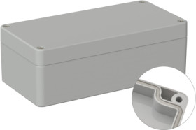 ABS enclosure, (L x W x H) 160 x 80 x 55 mm, light gray (RAL 7035), IP66, 5U320000