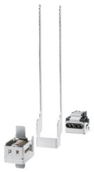 Zestaw ekranujący skład: zacisk ekranujący, wspornik, element zasilający 24V DC SIMATIC S7-1500 6ES7590-5CA00-0AA0 /1opak.=5szt/