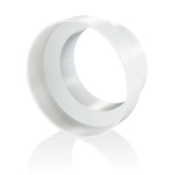 Redukcja okrągła 125/100mm biała 119