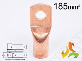 Końcówka kablowa miedziana K 185/8 185/8mm WOKAC1850000801 RADPOL