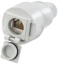 Socket, RJ45, 8 pole, 8P8C, Cat 6, IDC connection, 8813090000