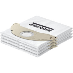 K&#xE4;rcher 2.863-371.0 Home &amp; Garden Fleece Filter Bags Tear-proof 4 pcs