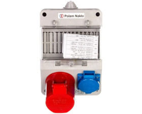 Zestaw zasilający 32A/400V 4P + 10/16A 250V + płytka odgałęźna 5x6mm2 6165-130