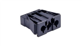 Złączka Wtykowa Elektryczna Panelowa Bcs-3/Eh-N (Żeńska 3-Polowa Czarna)