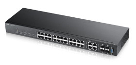 GS2210-24 Przełącznik zarządzalny L2 24 porty Gb +4xRJ45/SFP