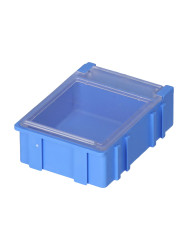 Skrzynka z przegródkami l. przedziałów: 1 szerokość: 42.3mm wysokość: 21mm głębokość: 57.4mm, kolor Niebieski,