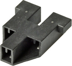 Connector, 3 pole, black, 2825082-2