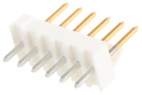 Złącze szpilkowe 6-pinowe KK 254 raster: 2.54 mm Prosty 1-rzędowe Molex Otwór przelotowy250 V Bez osłony