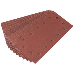 Draper 92296 Assorted Pack of Aluminium Oxide Sanding Sheets (115 x 227mm)