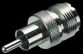 HF adapter, UHF socket/RCA plug
