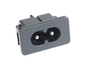 Gniazdo zasilające AC ósemka -zatrzask