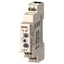 PCM-06/U Przekaźnik czasowy TH35 12-240V ZAMEL