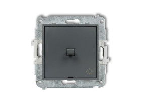 MINI Wyłącznik zwierny przycisk "światło" w stylu amerykańskim grafitowy mat 28MWPUS-5 KARLIK