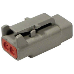 TE Connectivity DTM 06-2 S Connector, Housing, Contacts, Fuse Wedge