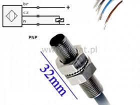 Czujnik indukcyjny LR08AF02DPOY ( PNP, NO 3P) 30mm