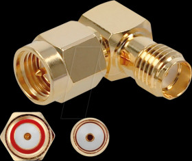 89979 Adapter SMA plug &gt; SMA jack