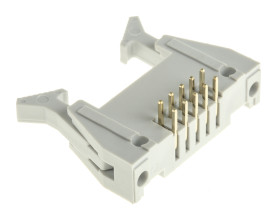 Wtyk PCB 10-pinowe raster: 2.54mm RS PRO Przewlekany Męski 1A