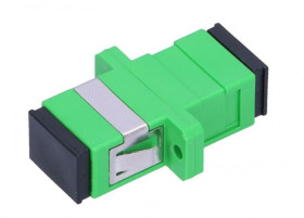 ADAPTER SC/APC SM SIMPLEX GREEN EXTRALIN