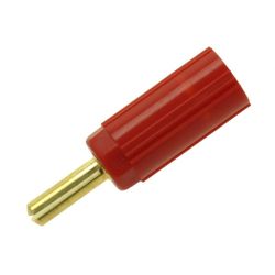 Wtyk bananowy WB-13 czerwony