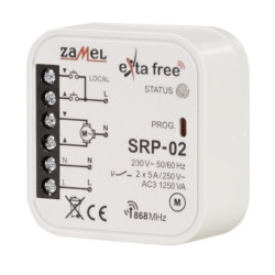 SRP-02 Sterownik rolet w puszkę 230V bezprz.ZAMEL
