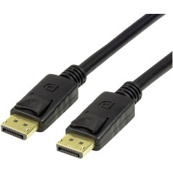 LogiLink CV0120 DisplayPort Cable DisplayPort plug to plug 2m Black