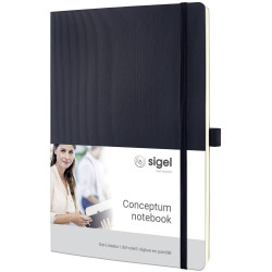 Sigel CO308 CONCEPTUM Notebook Dotted Black 97 Sheets A4 Paper Pads Labels