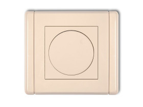 FLEXI Elektroniczny regulator oświetlenia przyciskowo-obrotowy beżowy 1FRO-1 KARLIK