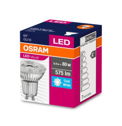 Żarówka LED VALUE PAR16 80 GU10 6,9W 575lm 4000K 840 60st. 3 LATA GWARANCJI 4058075096783