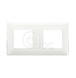 Ramka ozdobna Plana, 2+2M, Reflex Snow, 14643.41