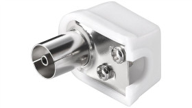 Złącze Koncentryczne Kątowe Z Mocowaniem Gwintowanym, Wąskie